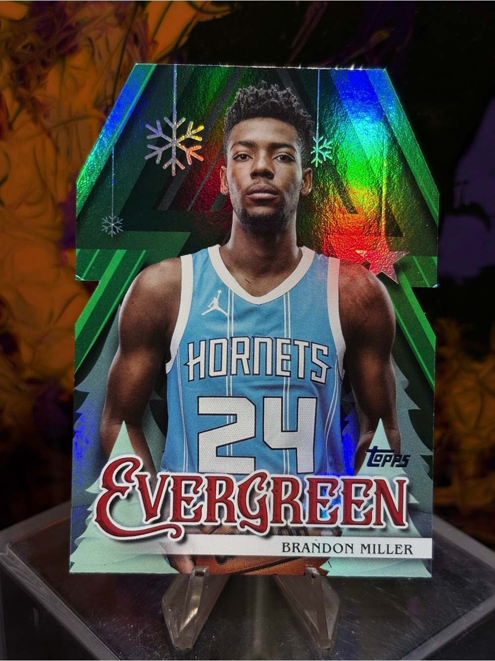 EV-BM Brandon Miller 2025-26 Topps Holiday - Evergreen